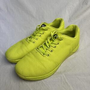 NoBull Shoes Men’s 11.5 Turf neon green Training Lemon Drop SuperFabric CrossFit